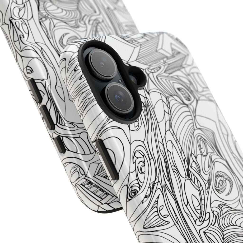 Phone Case - Organic Faces Design - Image 43