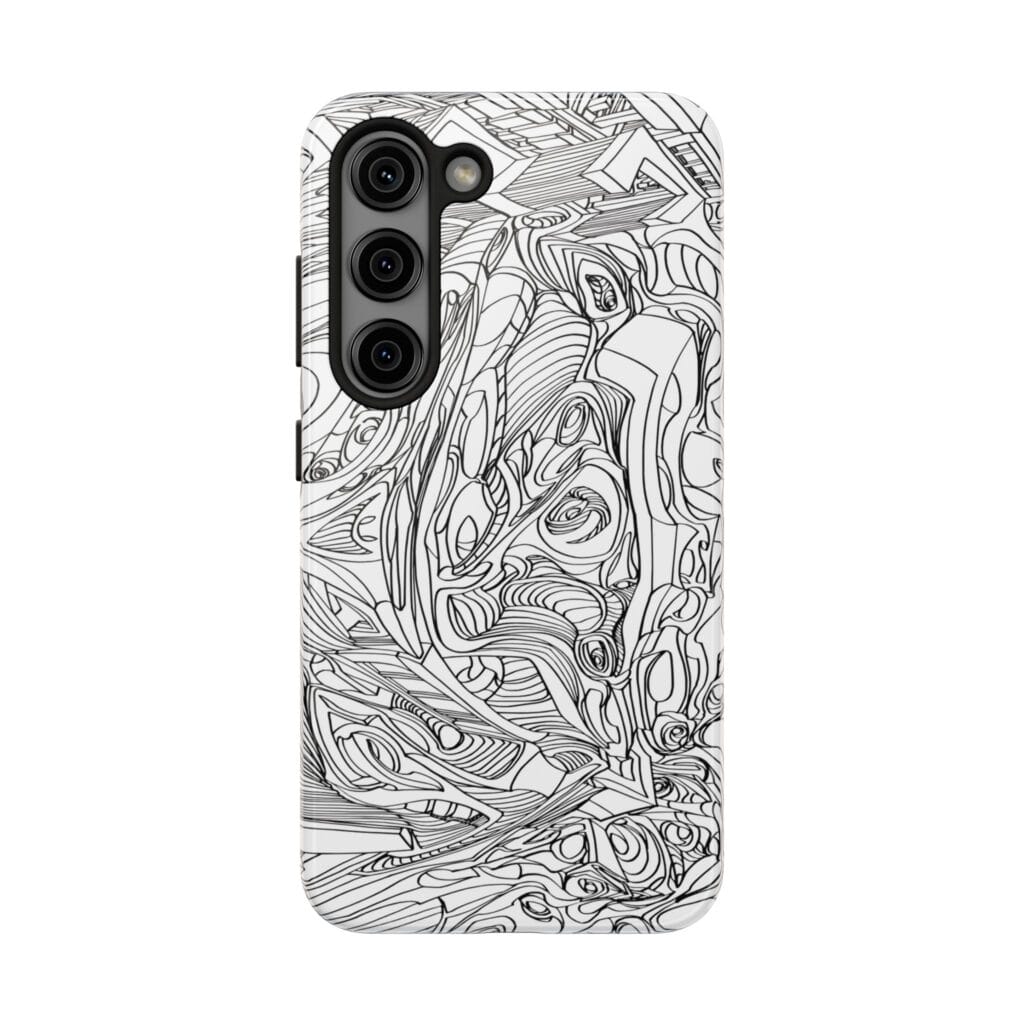 Phone Case - Organic Faces Design - Image 21