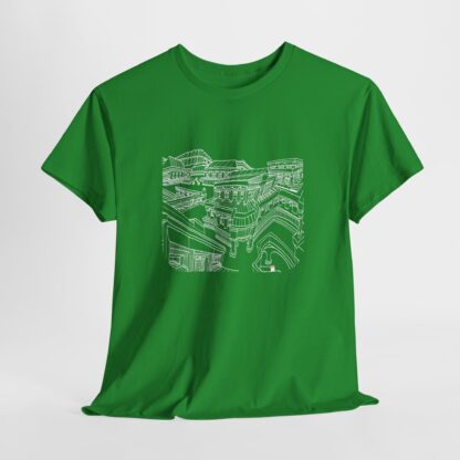 Hand Drawn Architecture T-Shirt, Whimsical Cityscape - Image 10