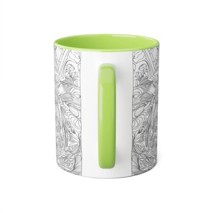 Artistic Accent Mug: Unique Black & White Coffee Cup for Art Lovers, Ideal Gift for Birthdays, Anniversaries, or Home Decor - Image 9