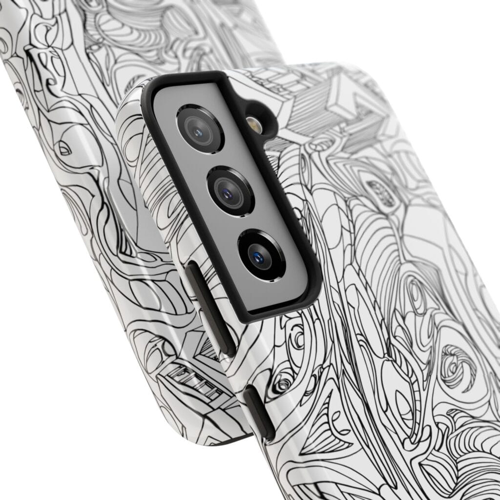 Phone Case - Organic Faces Design - Image 26