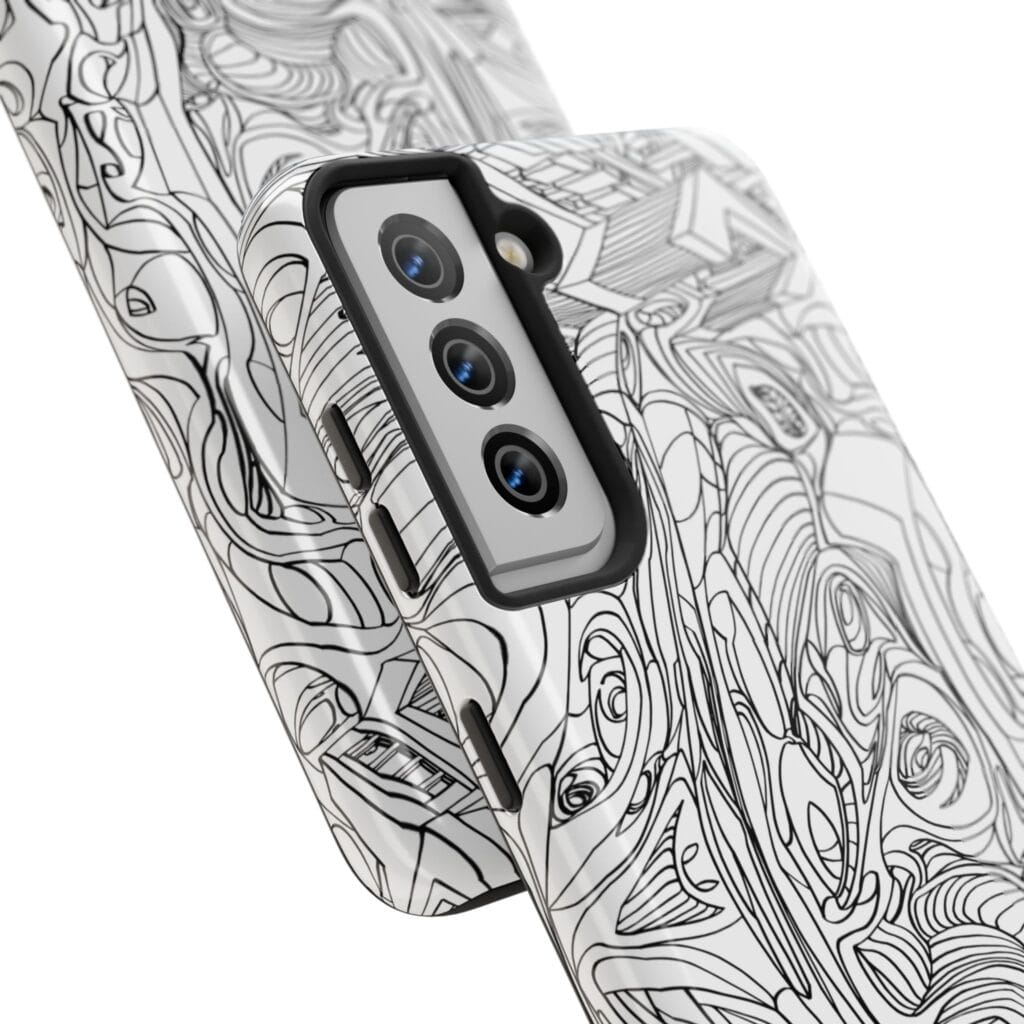 Phone Case - Organic Faces Design - Image 30