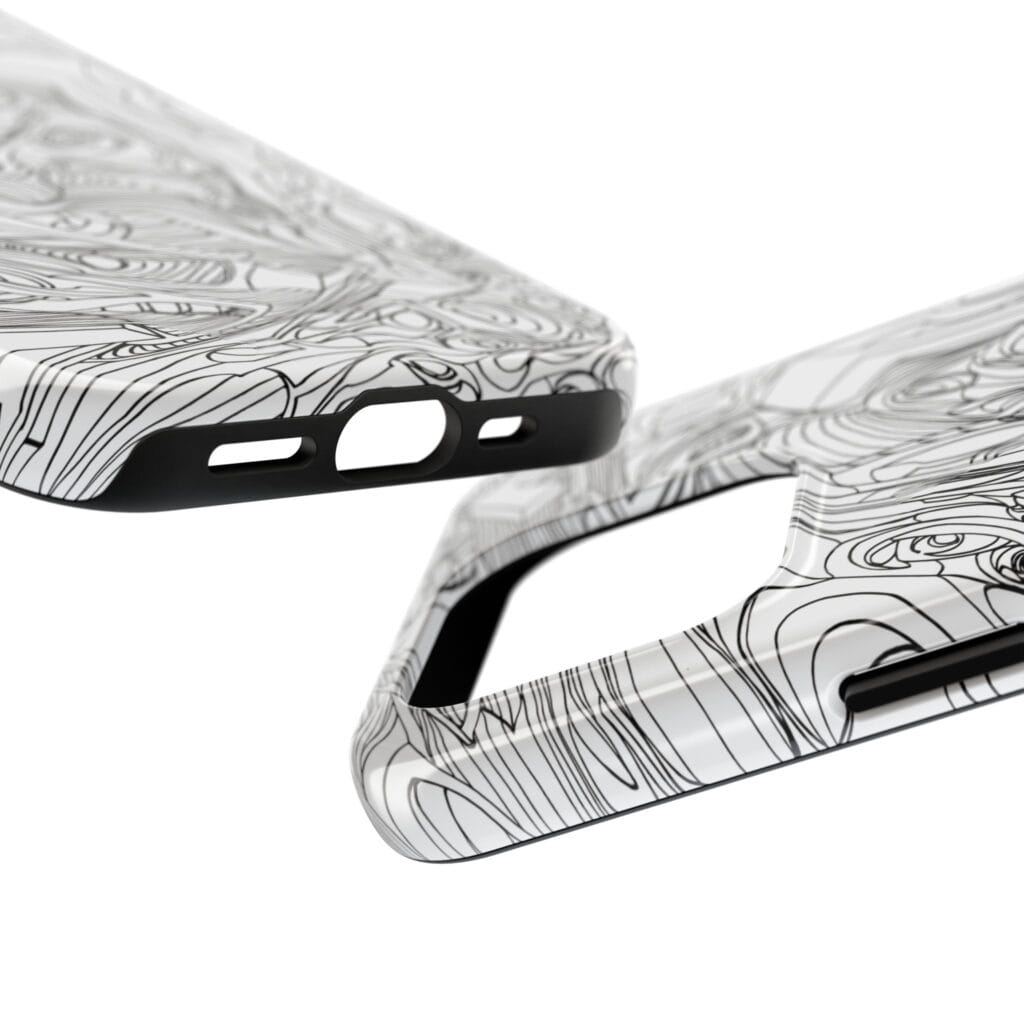 Phone Case - Organic Faces Design - Image 7