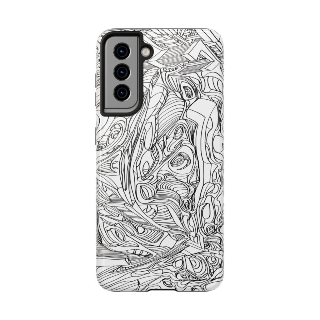 Phone Case - Organic Faces Design - Image 29