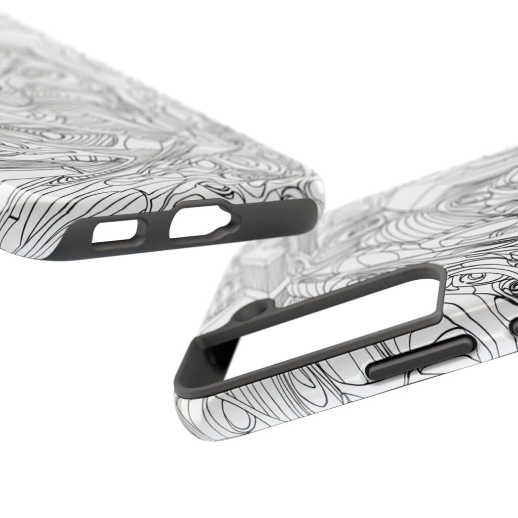 Phone Case - Organic Faces Design - Image 27