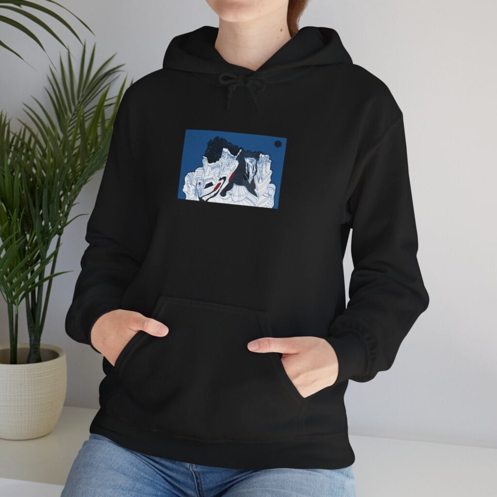 Cozy Artistic Hoodie, Ideal for Animal Lovers, Casual Wear, Gift for Friends, Winter Wardrobe Staple - Image 6
