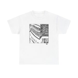 Hand Drawn Architecture T-Shirt, Complex Facade