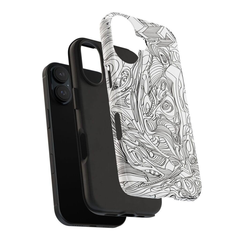 Phone Case - Organic Faces Design - Image 41