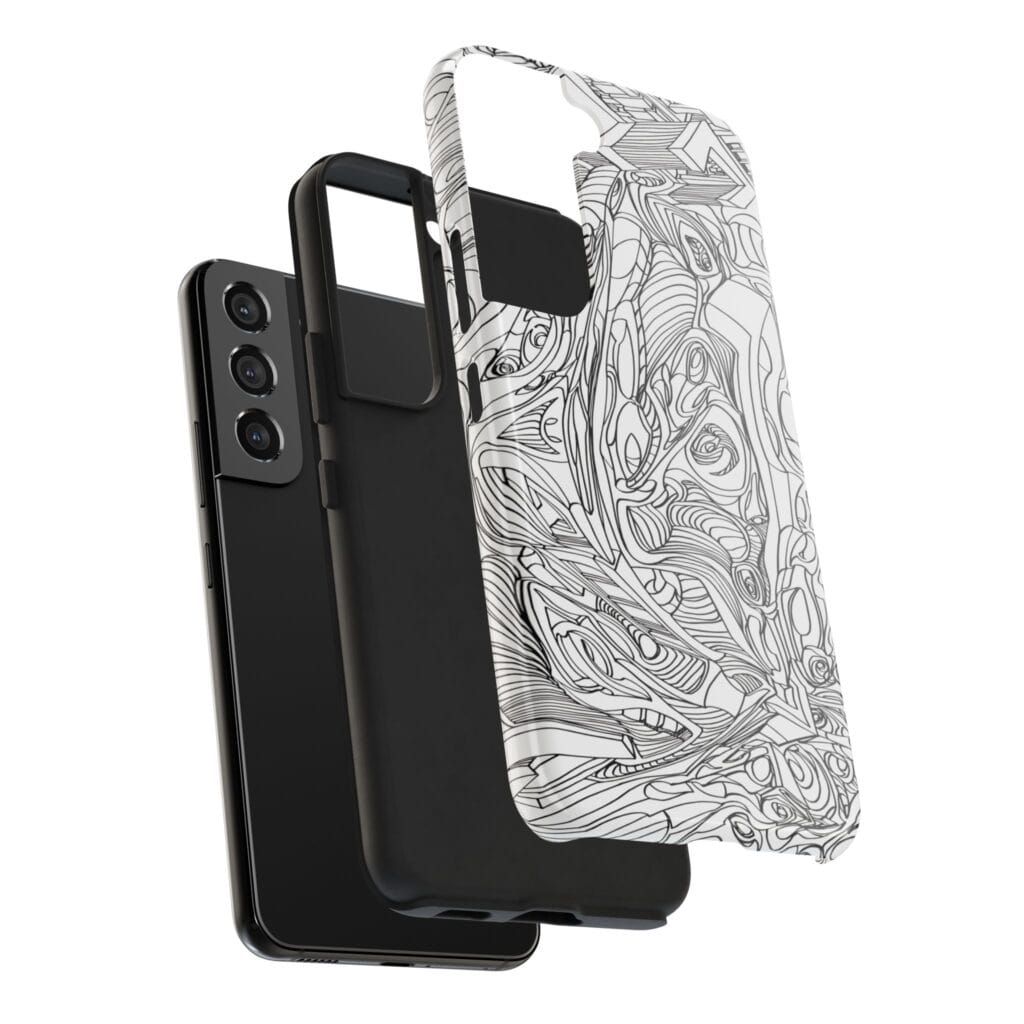 Phone Case - Organic Faces Design - Image 28