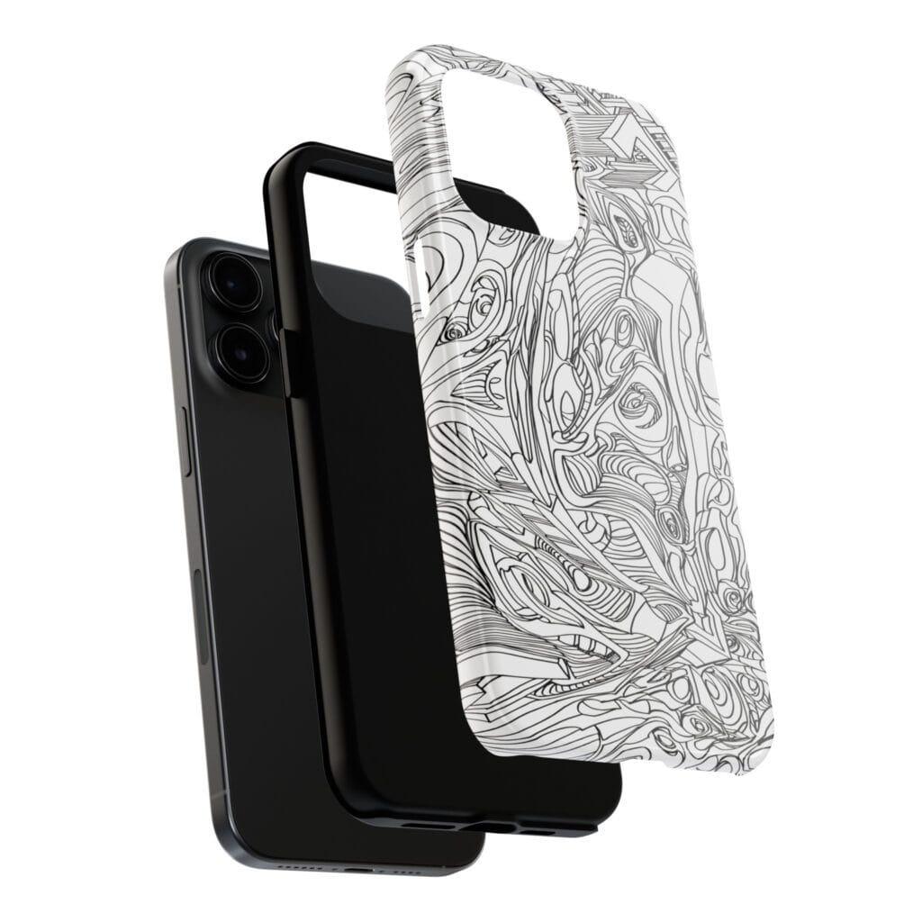 Phone Case - Organic Faces Design - Image 16