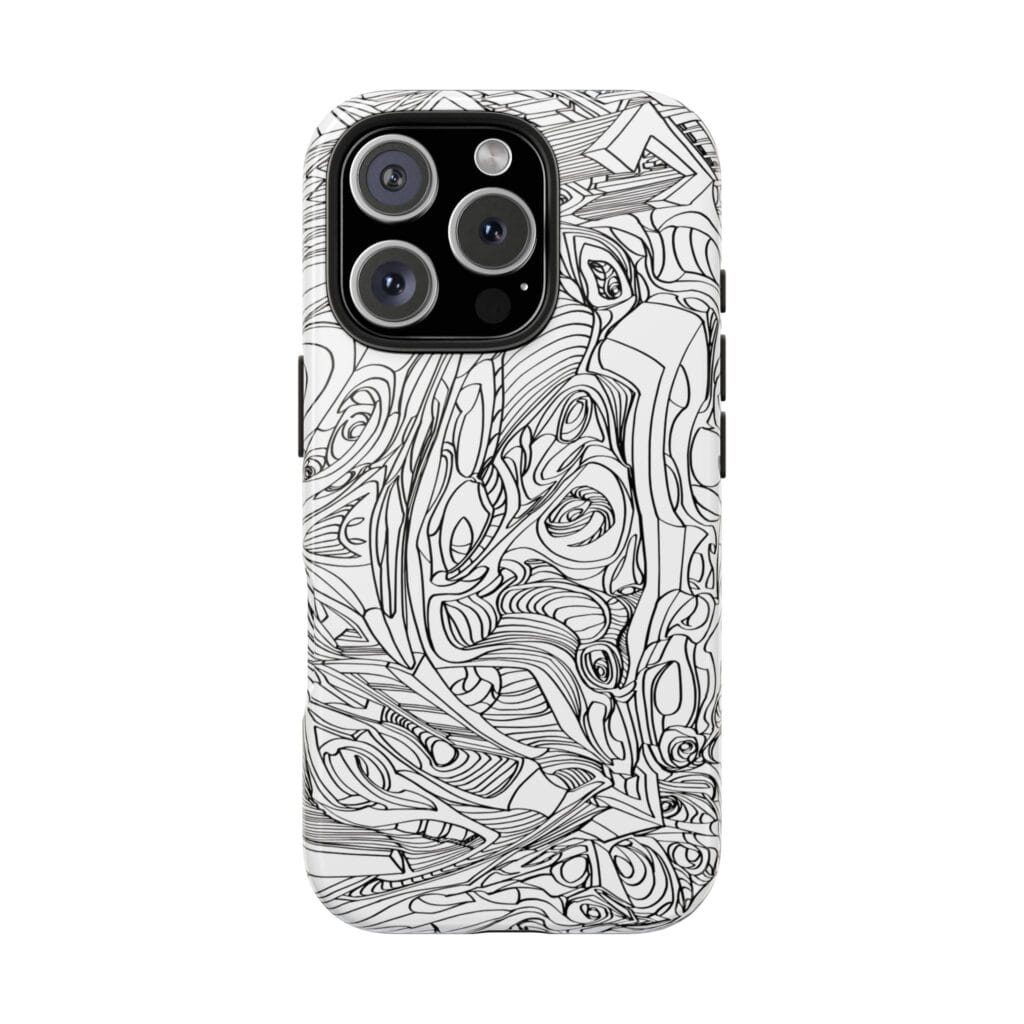 Phone Case - Organic Faces Design - Image 33