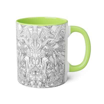Artistic Accent Mug: Unique Black & White Coffee Cup for Art Lovers, Ideal Gift for Birthdays, Anniversaries, or Home Decor - Image 10