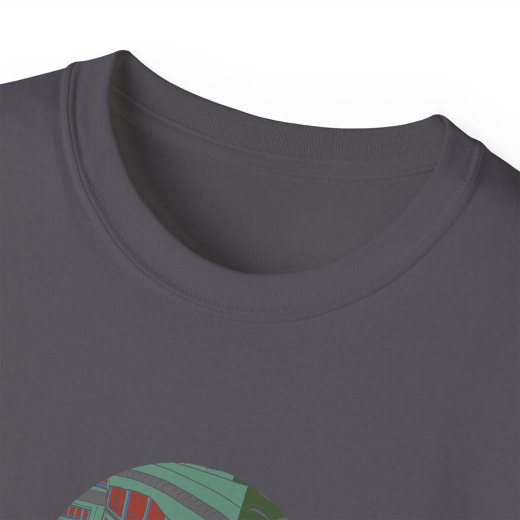 Unisex Graphic Tee - Vintage Cityscape Design | Casual Wear, Gift for Him/Her, Art Lover, Streetwear, Travel Enthusiast - Image 7