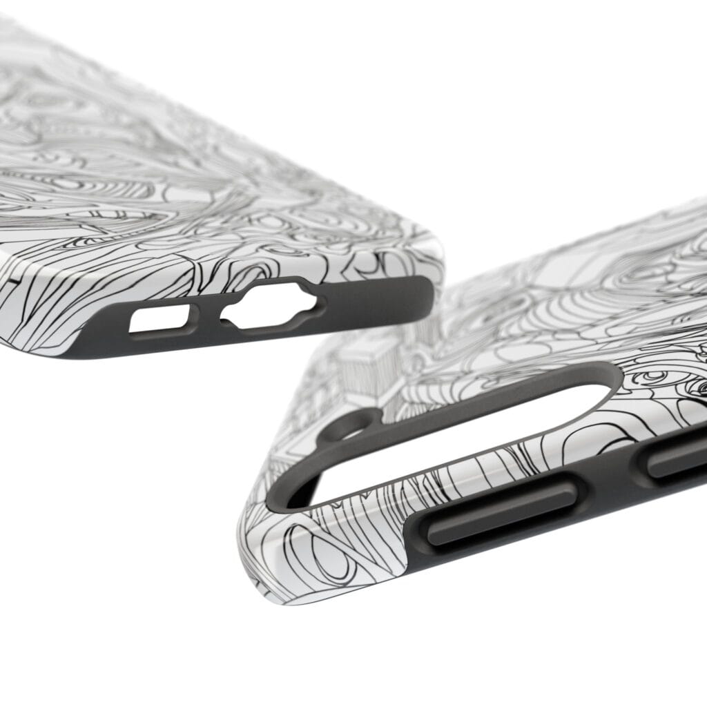 Phone Case - Organic Faces Design - Image 23