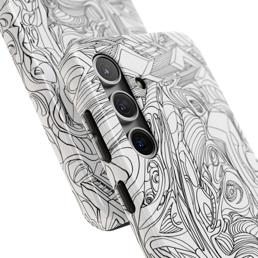 Phone Case - Organic Faces Design - Image 18