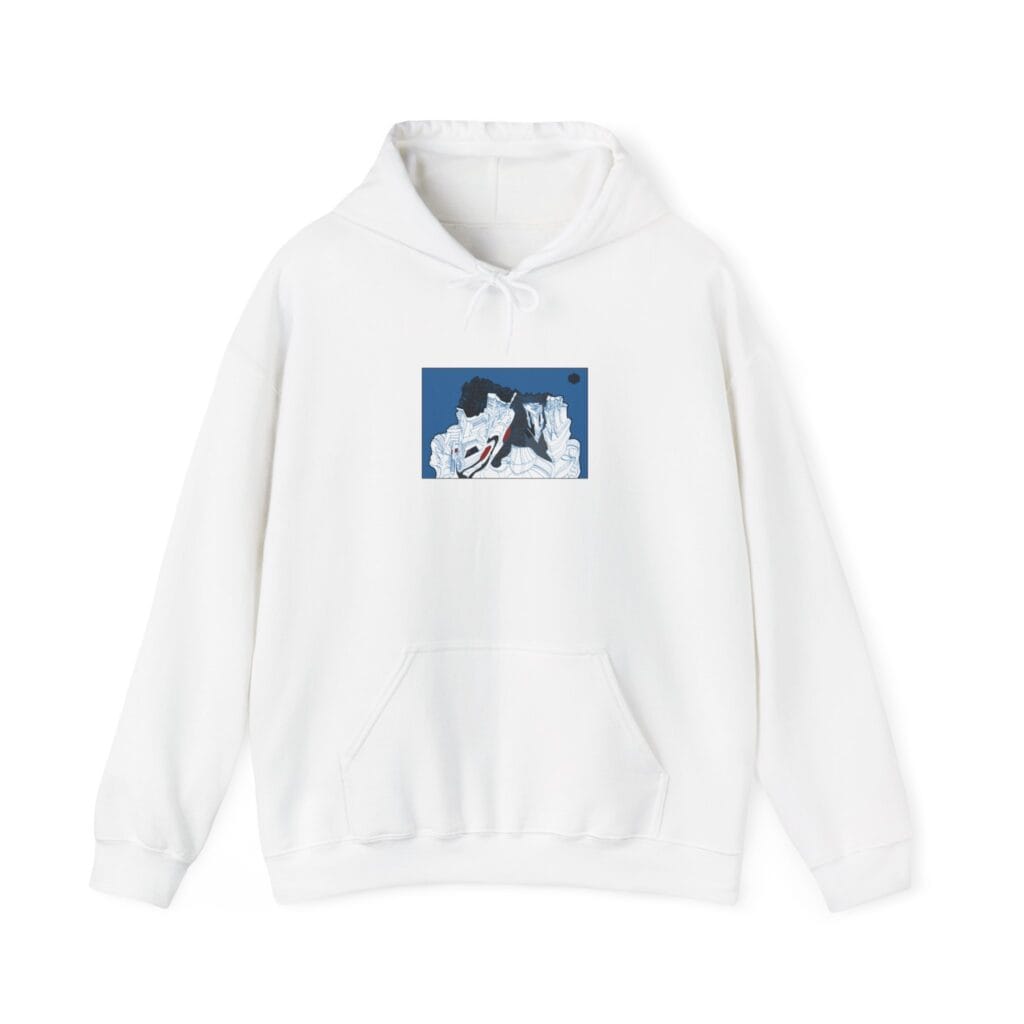 Cozy Artistic Hoodie, Ideal for Animal Lovers, Casual Wear, Gift for Friends, Winter Wardrobe Staple