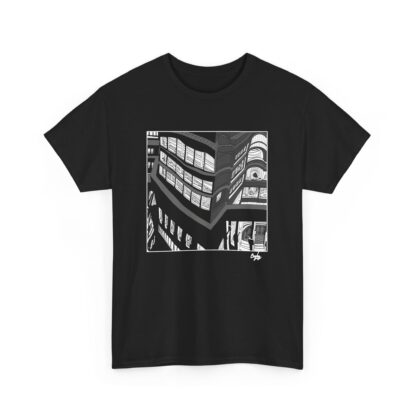 Hand Drawn Architecture T-Shirt, Complex Facade - Image 7