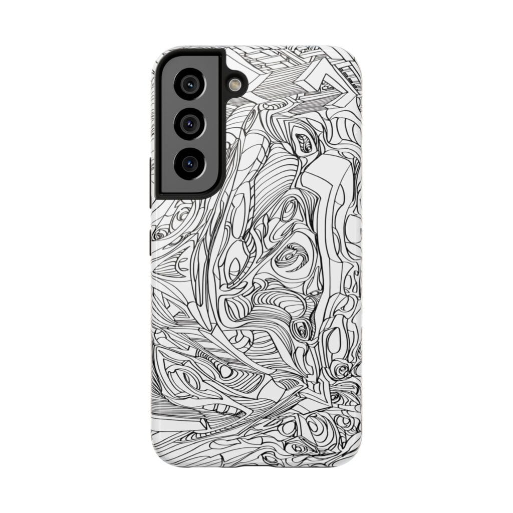 Phone Case - Organic Faces Design - Image 25