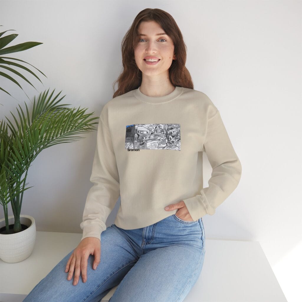 Cozy Artistic Crewneck Sweatshirt | Unisex Pullover, Casual Wear, Gift for Him/Her, Comfortable Fashion, Everyday Hoodie Alternative - Image 11