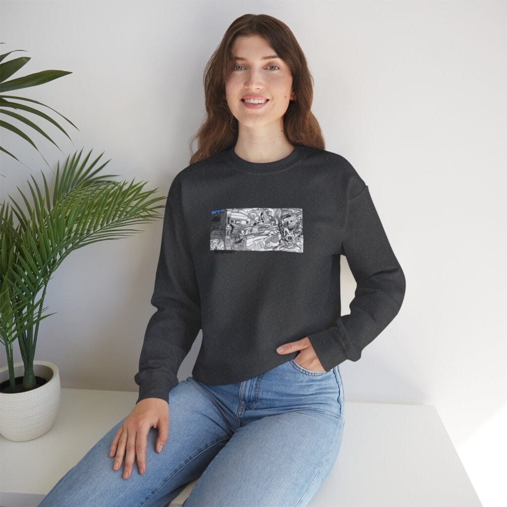 Cozy Artistic Crewneck Sweatshirt | Unisex Pullover, Casual Wear, Gift for Him/Her, Comfortable Fashion, Everyday Hoodie Alternative - Image 16
