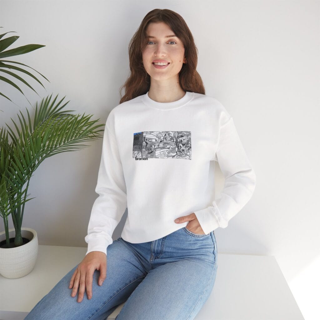 Cozy Artistic Crewneck Sweatshirt | Unisex Pullover, Casual Wear, Gift for Him/Her, Comfortable Fashion, Everyday Hoodie Alternative - Image 6